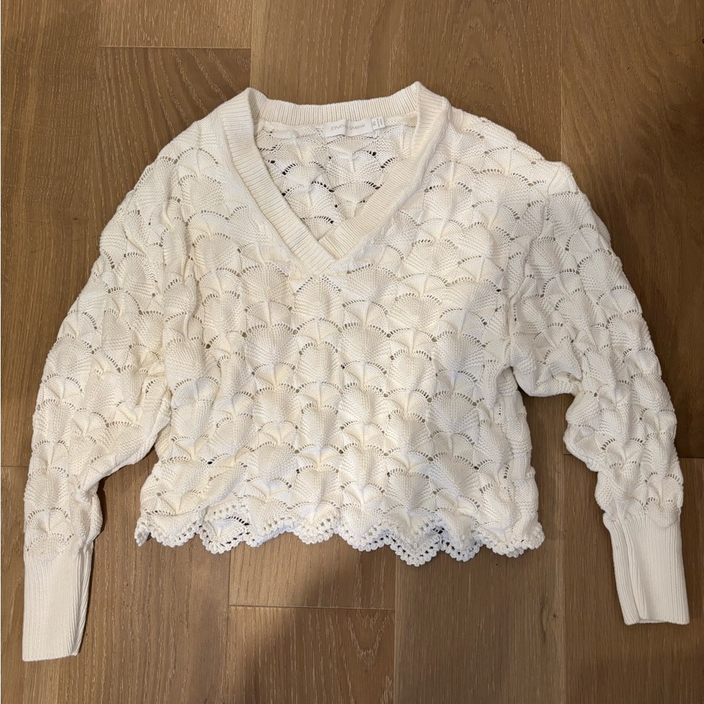 Jonathan Simkhai Cream Sweater